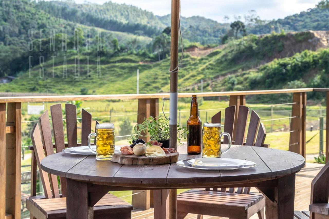 Villas Mornas Espaco De Eventos E Hospedagem Boutique Aguas Mornas 外观 照片