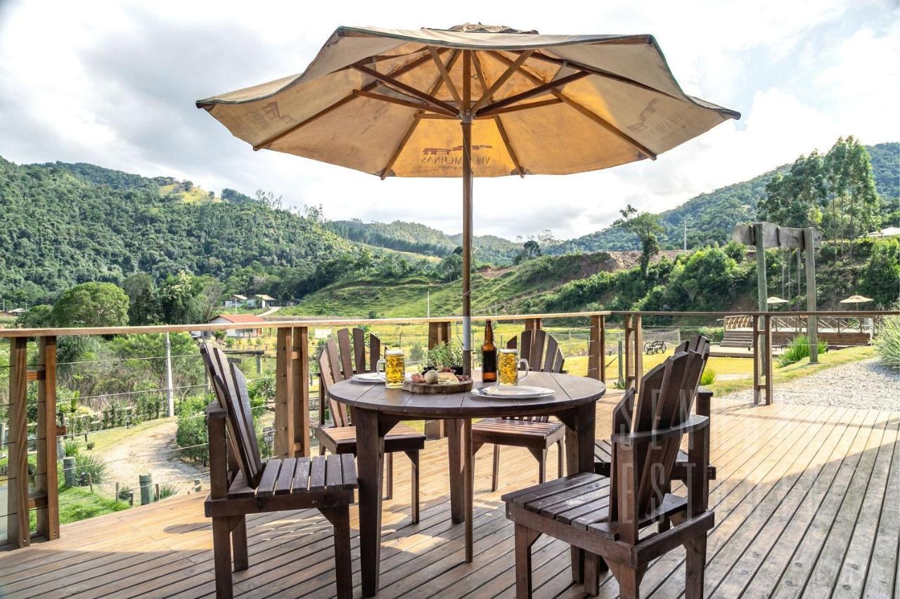 Villas Mornas Espaco De Eventos E Hospedagem Boutique Aguas Mornas 外观 照片